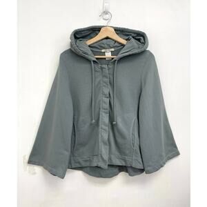 Prairie Underground A-Frame Hoodie Organic Cotton Full Zip Swing A-Line - Small